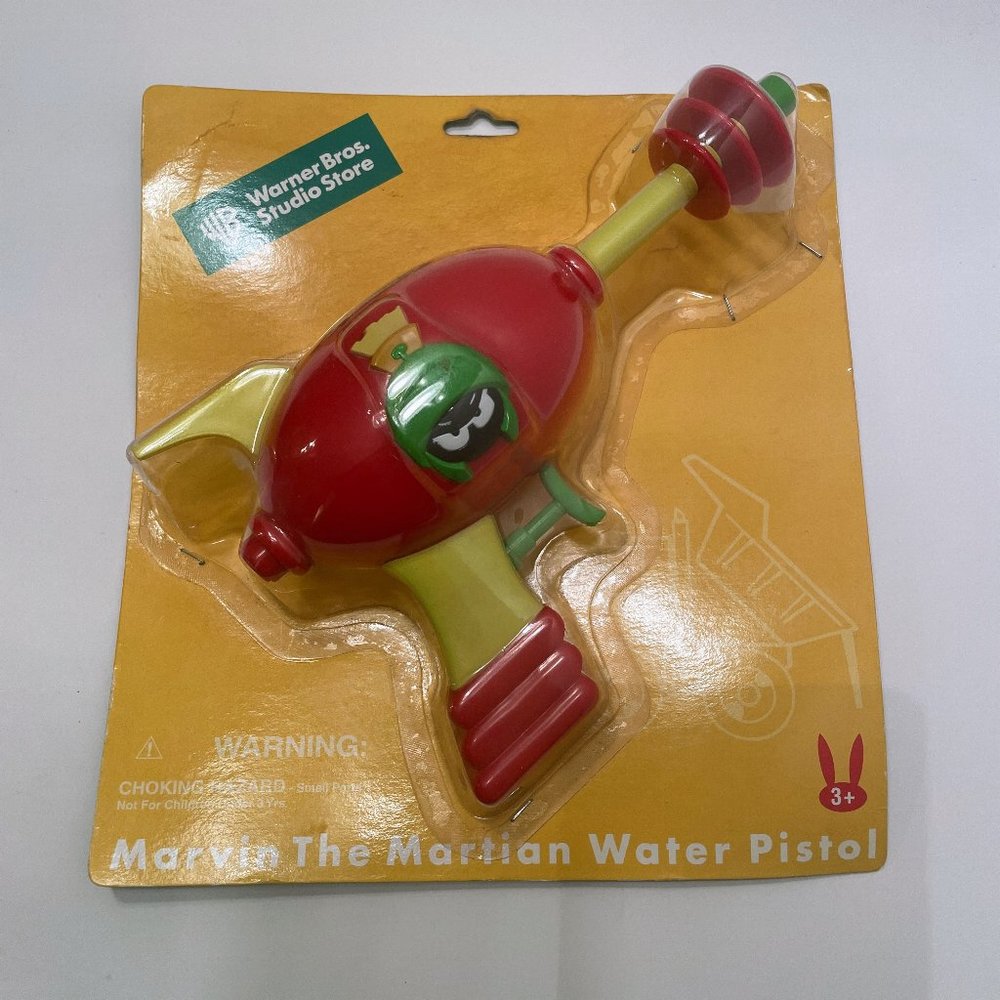 NIB Vintage 1999 Warner Bros Studio Store Marvin the Martian Water Pistol - Picture 2 of 7